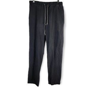 Graffiti Jogger Cotton Drawstring Jogger Pants Faded Black